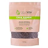 GreatVita Chia Samen 1kg – Naturbelassen, reich an Omega-3 & Ballaststoffen |...