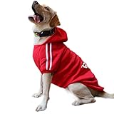 Eastlion Hunde Warm Hoodies Mantel Kleidung Pullover Haustier Welpen T-Shirt Rot...