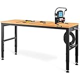 VEVOR Höhenverstellbare Werkbank 122 x 61 x 72-97 cm Spanntisch, 900 kg...