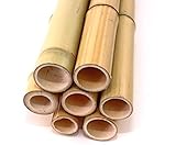 20er Set Bambusrohre 300cm mit 3,5-4,5cm Durchmesser gelblich gebleicht -...