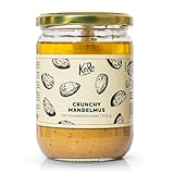 KoRo - Crunchy Mandelmus 500 g - Cremiges Mus mit gerösteten Mandelstückchen -...