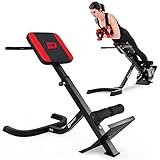Hop-Sport Hyperextensions Bauch- & Rückentrainer, Rückenstrecker für Zuhause,...