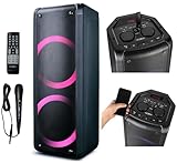 Reflexion PS09BT Mobiler Buetooth Partylautsprecher, DJ, Karaoke, 500Watt,...