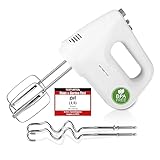 EMERIO elektrischer Handmixer Handrührer Mixer Handrührgerät mit 250 Watt 6...