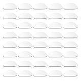 20 Paar Silikon Nasenpad, Selbstklebende Nasenpads D Form Anti-Rutsch Brille...