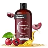 ADAM & EVA® Kirsch Kuss - XXL 500 ML - Massageöl zur...