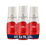 SodaStream Sirup 3x Cola, 1x Flasche ergibt 9 Liter Fertiggetränk,...