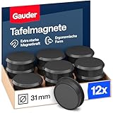 GAUDER Magnete für Magnettafel - Starke Whiteboard- und Kühlschrankmagnete -...