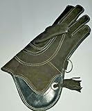 Falknerei-Handschuh, Leder, 3-lagig, Handschuh aus Nubukleder,...