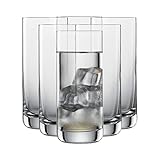 SCHOTT ZWIESEL Longdrinkglas Simple (6er-Set), geradlinige Trinkgläser für...