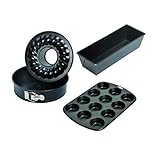 ORIGINAL KAISER Kaiser Classic Bachform-Set 4-teilig, Stahl, Black, 39 x 39 x 15...