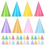 32 Stk Partyhüte, Bunte Partyhut Geburtstag Set, Partyhütchen, Papier Krone...