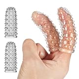 Fingerhüllen Penishülle 2 Set,Penishülle Fingerspitze,Sexfinger Ticklers...