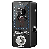 LEKATO Gitarren-Looper Effektpedalschlaufe, 9 Loops, Station mit USB-Kabel für...