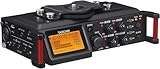 TASCAM Tragbarer 4-Kanal-Audiorecorder für Videofilmer, 4 Combo...