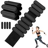 2 Pieces Handgelenk Gewichte Knöchelgewichte Set, Tragbare Gewichtsmanschetten...