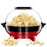 Gadgy Popcorn Maschine groß - Retro Popcorn Maker 5 L - Popcorn Maker mit...