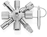 KNIPEX TwinKey Schaltschrankschlüssel, für gängige Schließsysteme, 10...