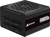 Corsair RM850e (2023) Vollmodulares, Geräuscharmes ATX-Netzteil - 3.0- Und PCIe...