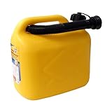 Cartrend 2910511 Kraftstoffkanister, PVC, UN-Zulassung, Gelb, 5 Liter