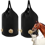 Heusack,Heusack für Pferde, Heutasche Futtersack mit Löchern,...