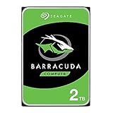 Seagate BarraCuda 2TB, Interne Festplatte HDD, 3.5 Zoll, 7200 U/Min, 256 MB...