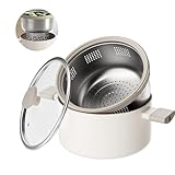 RIOVARM Induktion 24 cm Topf Mit Deckel Antihaft Suppentopf mit Keramik...