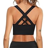 Leversic Sport BH Damen Push up, Sports Bra Ohne Bügel Sport BH Rückenfrei,...