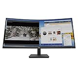 HP M34d Monitor - 34 Zoll,QHD Ultra Wide 1440p, curved Bildschirm, WQHD VA...