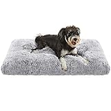 Feandrea Hundebett, Hundekissen, Flauschige Hundematte, Langer Plüsch, 80 x 50...