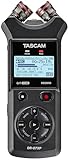 Tascam DR-07XP - Portabler 2 Kanal Recorder mit 32-Bit-Float-Auflösung und USB...