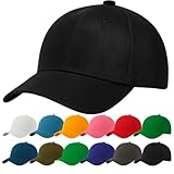 4sold Baseball Cap Baumwolle, Unisex Baseballkappe Herren Damen, Verstellbar...