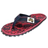 Gumbies Originals Rot - Flip Flops aus recycelten Materialien - profilierte...