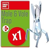 SWISSINNO Classic Wühlmauszange | Beidseitige Fangmöglichkeit I...