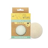 Konjak-Schwamm für das Gesicht – reinigt und reinigt – entfernt Make-up...