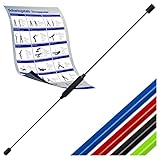 Sport-Tec Schwingstab für Tiefenmuskulatur, Schwungstab für Vibrationstraining...