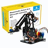 KEYESTUDIO BBC Micro:bit 4-DOF Robot Arm Kit (Exclude Microbit V2), STEM...