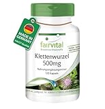 Fairvital | Klettenwurzel 500mg - Klettenwurzel + Zink - HOCHDOSIERT - VEGAN -...
