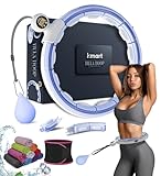 K-MART Smart Weighted Hula Ring Hoops, Hula Circle 28 Abnehmbarer Fitnessring...