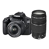 Canon EOS 2000D Spiegelreflexkamera (24,1 MP, DIGIC 4+, 7,5 (3,0 Zoll) LCD,...