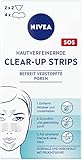 NIVEA hautverfeinernde Clear-Up Strips (6 Stück), Reinigungs-Strips für das...