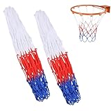 Flintronic Basketballnetz 50 cm Lang, 2 Stück Profi Basketballnetz, für...