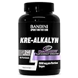 Bandini® Kre-Alkalyn - 240 Kapseln - Kre Alkalyn® pH-Korrektes Kreatin - 100%...
