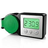 GreenSun Stromzähler für Steckdose Energiekostenmessgerät - Stromzähler...