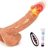 Klassische Dildo Sex Spielzeug für die Paare Frau mit 35ml Gleitgel, Vibrator...