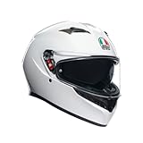 AGV - K3 E2206 MPLK Motorradhelm, Herren Integralhelm, ECE Vollvisierhelm mit...