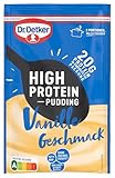 Dr. Oetker High Protein-Pudding-Pulver Vanille-Geschmack 10er Set: Leckeres...