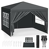 WOLTU Pop-Up wasserdichter Faltpavillon Sonnenschutz Event Pavillon mit...