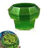 12 Stück Schneckenkragen, Schneckenschutz aus Plastik, Schneckenschutzringe,...