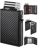 TEEHON Leder Geldbörse Herren mit Münzfach & RFID Schutz | Slim Wallet...